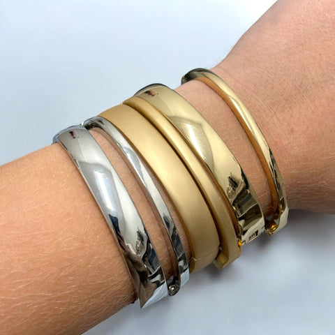 Hinge Bangle Bracelets