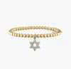 The Laurie 3mm CZ Star Of David Bracelet