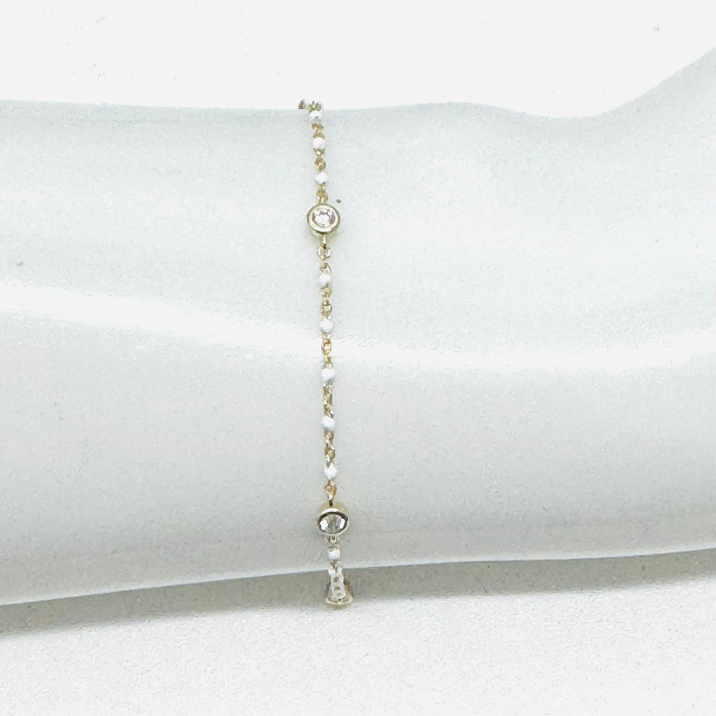 Bibi Bracelet with CZ Bezels
