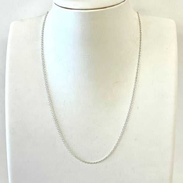 Plain Silver Chain For Adding Charms