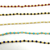 Brazilian Gold and Bead Bracelets