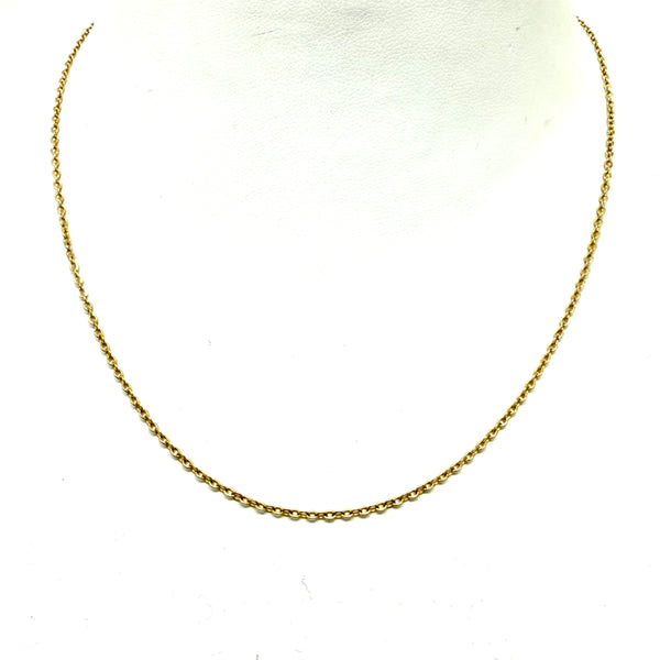 18” Gold Plated Chain