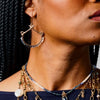 Hydna of Scion Blue Sapphire Wrapped Earrings