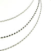 Bibi Tiny 2MM Silver Wire Wrapped Beaded Necklace