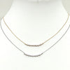 Gemma Marquis and Round Cut CZ Necklace