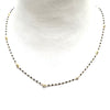Bibi Beaded Necklace With CZ Bezels