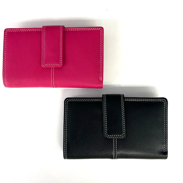 Leather Midi Wallet