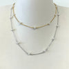 Pearl And Chain Necklace