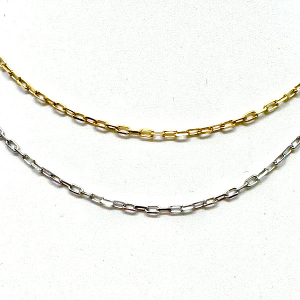 Mini Paperclip Chain Necklace