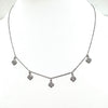 Multi Clover CZ Dangle Necklace
