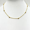Gold Multi Bead Necklace