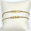 NONA, NANA Or BUBBE Block Letter Name Bracelet