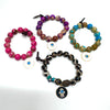 Colorful Natural Stone Charm Bracelets