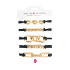 Set of 5 Hair Tie Bracelet Set