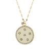 CZ Star Disc Necklace