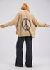 Peace Sign Cardigan By Zaket & Plover