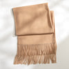 Soft Beautiful Scarf with Fringe