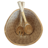 The Montauk Pearlized Bowl and Server Set
