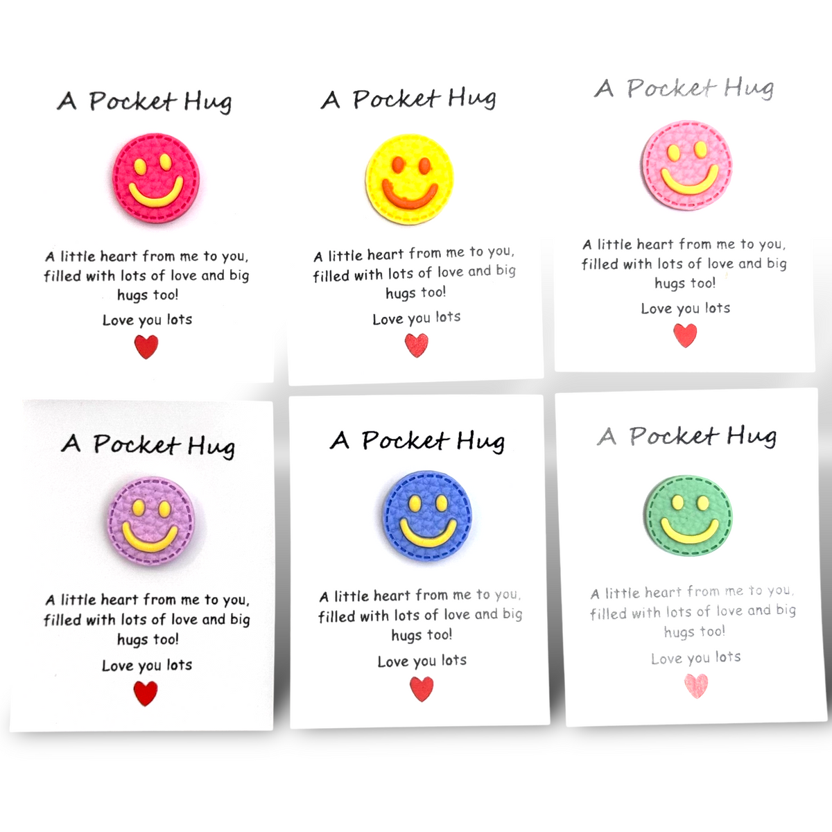 Pocket Hug Girasole - Regalo Di Coraggio In Lana, Portafortuna Positivo Fatto A Mano - Foto 7