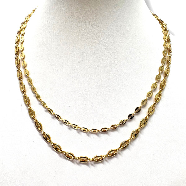 Gold Mariner Chain Necklace