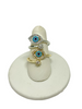 CZ Evil Eye Adjustable Ring