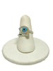 CZ Evil Eye Adjustable Ring