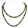 Natural Turquoise and Stone Beaded Necklace