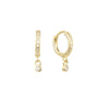 Dainty Cz Drop Huggie