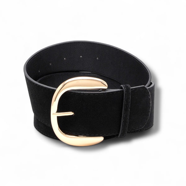 Suede-Look Modern Belt