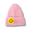 Smiley Patch Unisex Knit Hat