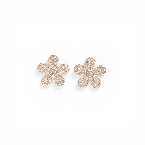 CZ Flower Studs