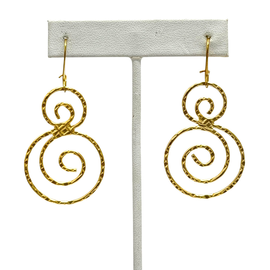 Swirl Earrings from Greece