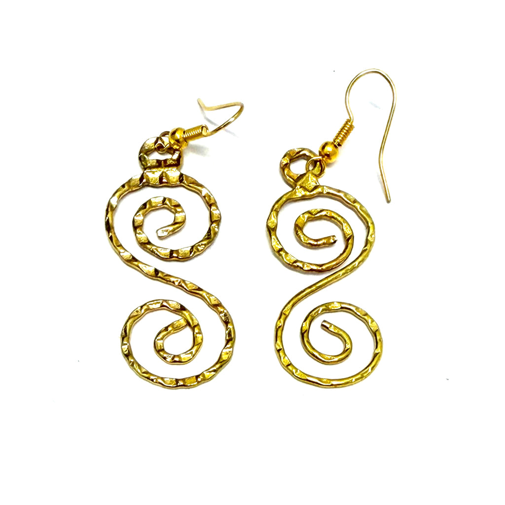 Swirl Earrings from Greece