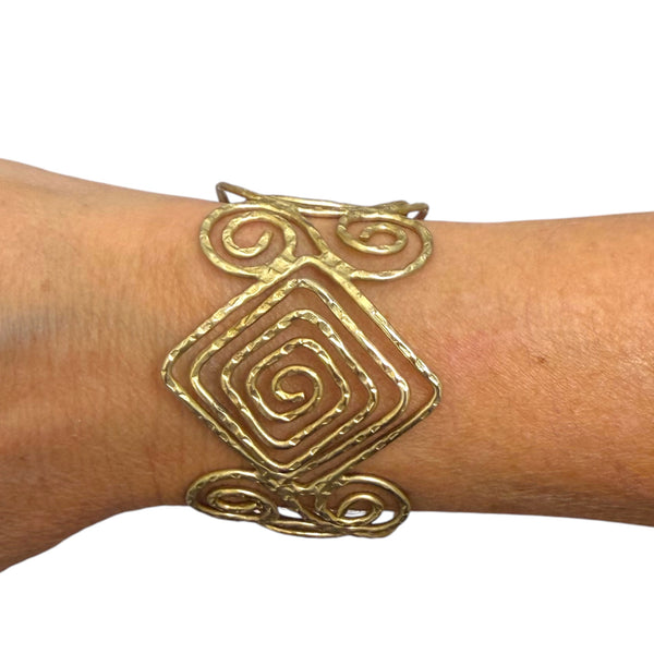 Handmade Swirl Orthia Bangle from Greece