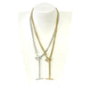 Classic Y Chain Necklace With Horse-Bit Toggle
