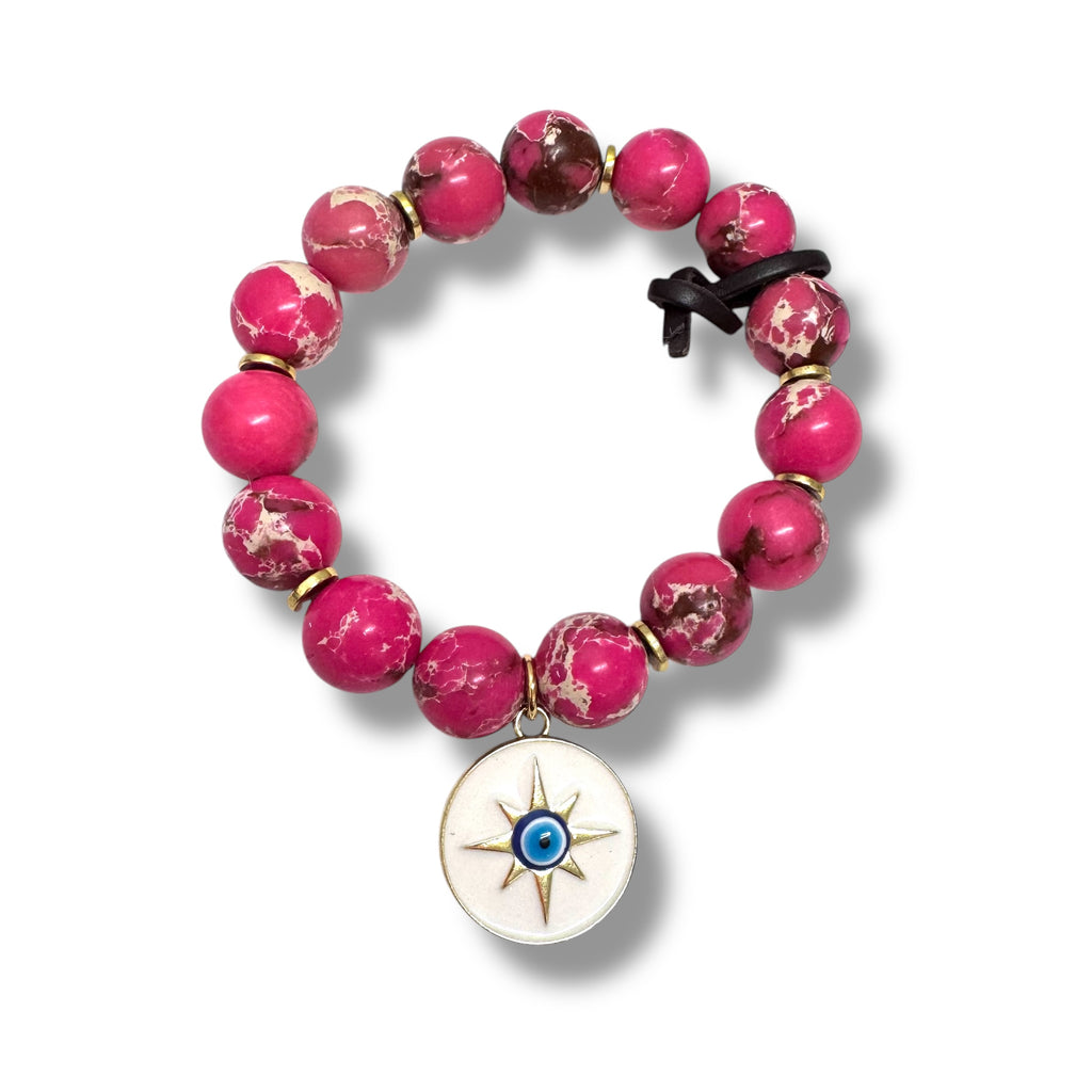 Colorful Natural Stone Charm Bracelets