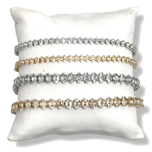 Marquis CZ Tennis Bracelets