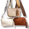 Willow Woven Camera Crossbody Bag