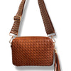 Willow Woven Camera Crossbody Bag