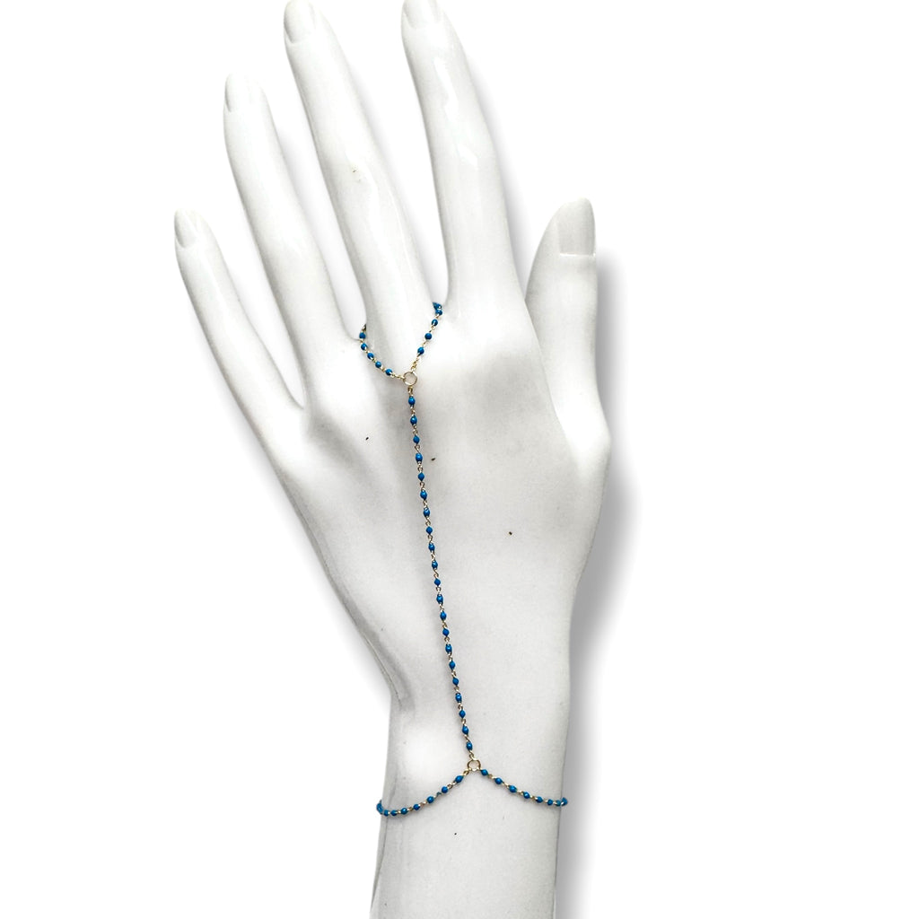 Bibi Gold and Beaded Hand Chains