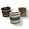 Wide Beaded Cuff Bracelet
