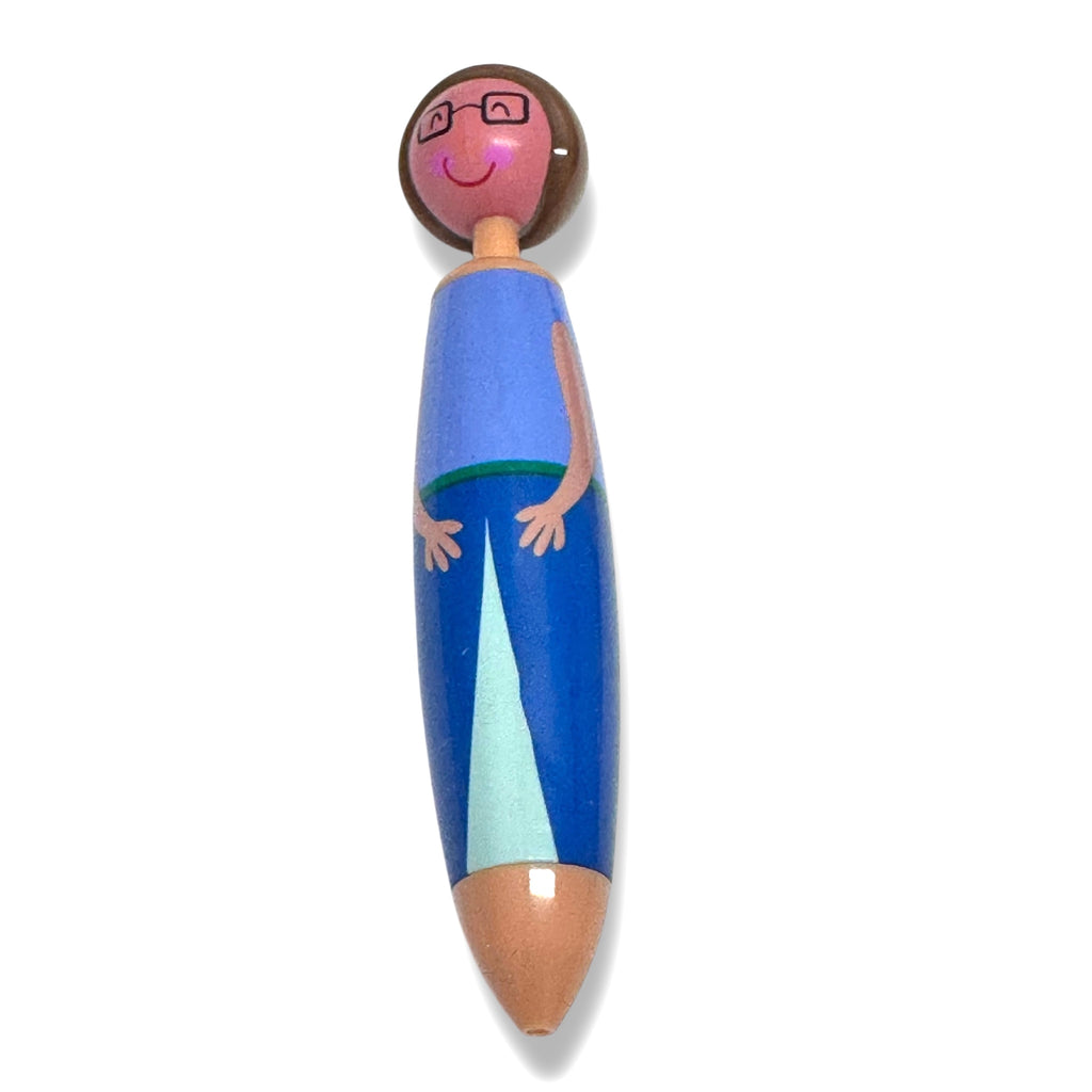 Retractable Colorful People Pens