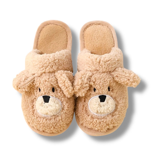 Plush Cutie Teddy Bear Slippers