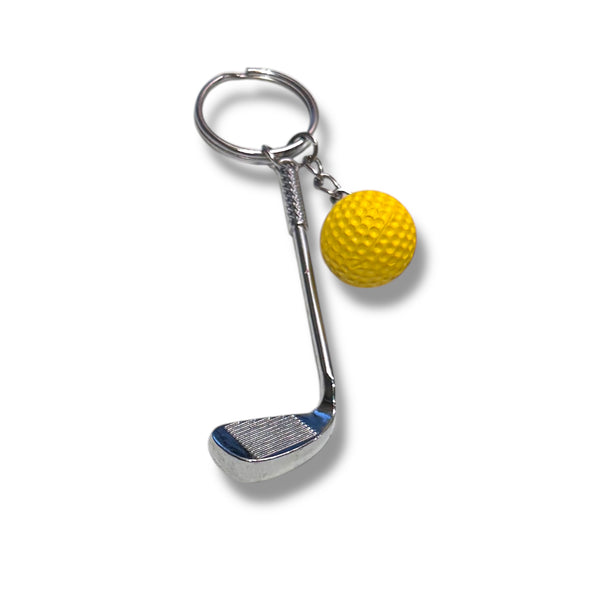 Golf Club and Ball Keychain