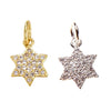 Pave Star of David Charm