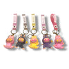 Yoga Posing Monster Keychain