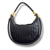 Small Woven Cresent Handbag