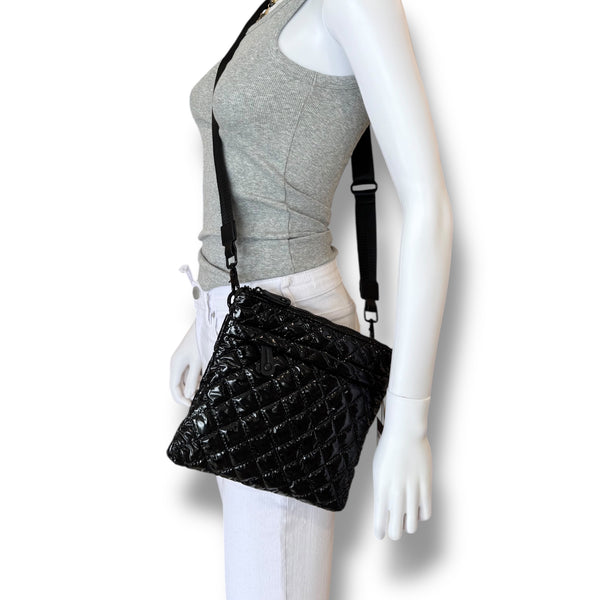 On The Go Quilted Crossbody Bag