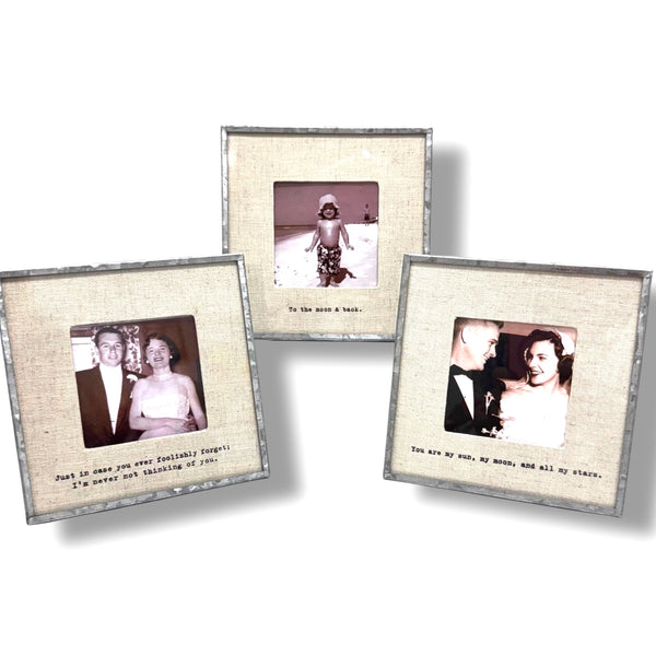 Linen Picture Frames With Sayings