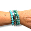 Set of 4 Chunky Stone Bracelets